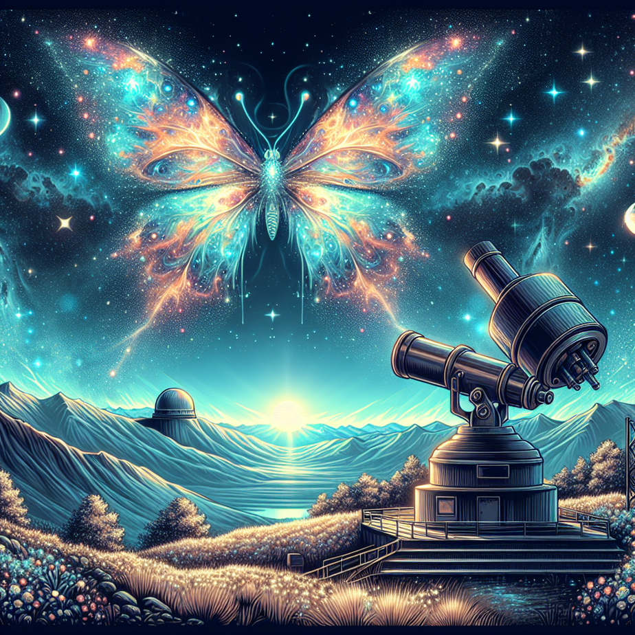 Celestial Artwork: Chile’s Telescope Unveils a Majestic Cosmic Butterfly