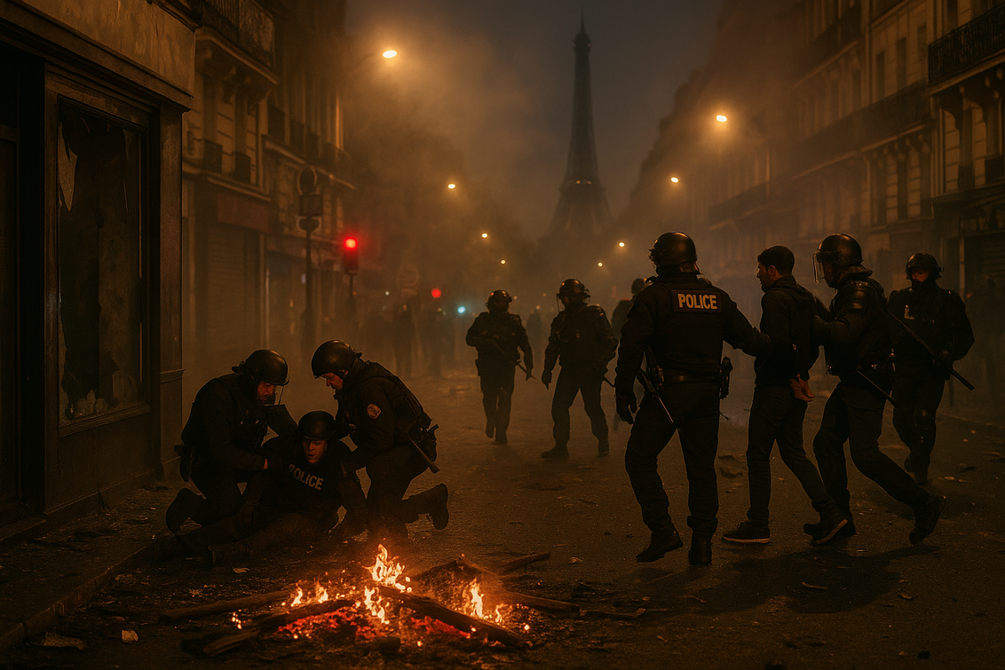 Joy and Chaos: PSG Victory Night Unravels